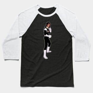 Power Rangers In Space Black Baseball T-Shirt